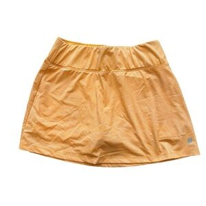 Prince Orange and White Geometric Pattern Skort Size Medium